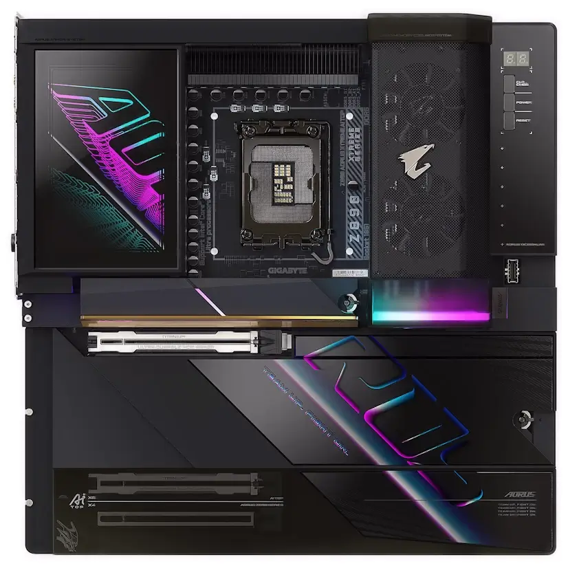 Montaje Placas Base GIGABYTE Z890 AORUS XTREME AI TOP Gaming PC Retiro Montaje Placa Base GIGABYTE Z890 AORUS XTREME AI TOP Gaming PC Retiro
