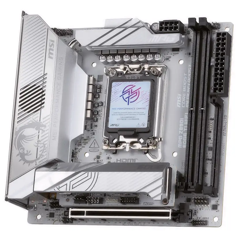 Montaje Placa Base MSI MPG Z890I EDGE TI WIFI Gaming PC Retiro Montaje Placa Base MSI MPG Z890I EDGE TI WIFI Gaming PC Retiro