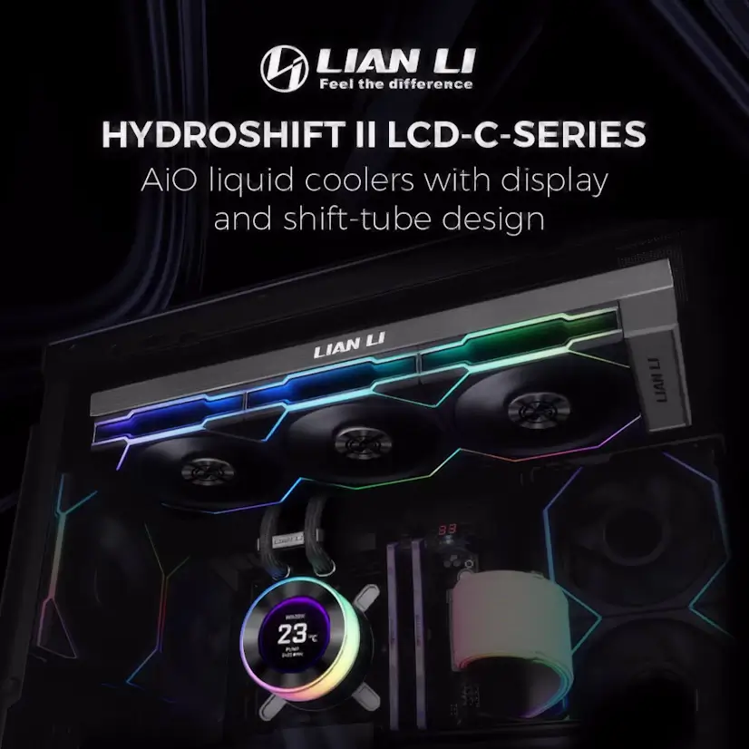 Montaje Refrigeración Líquida LIAN LI Gaming PC Retiro Montaje Refrigeración Líquida LIAN LI Gaming PC Retiro